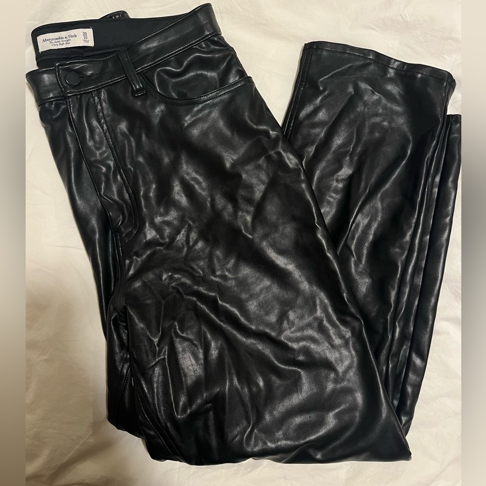 Abercrombie vegan leather pants